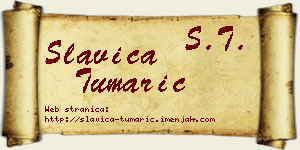 Slavica Tumarić vizit kartica